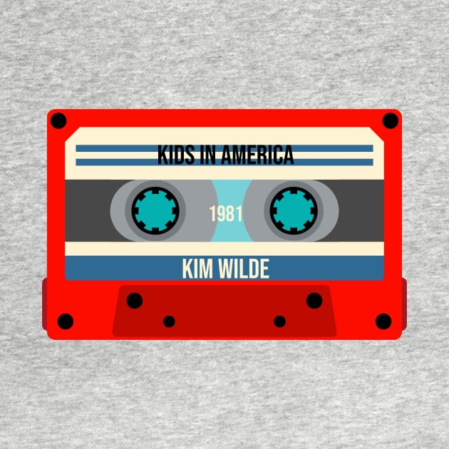 Kim Wilde Classic Cassette Tape by PowelCastStudio